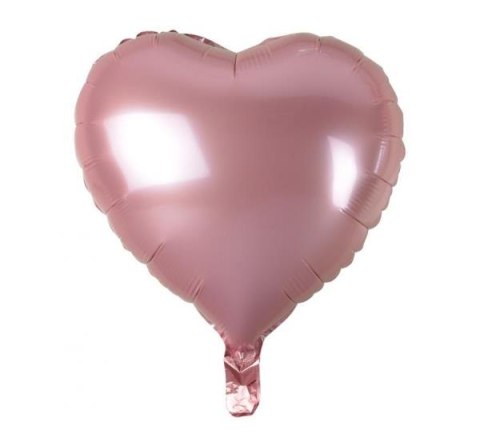 Balon foliowy 18" "Serce" jasno różowe Godan