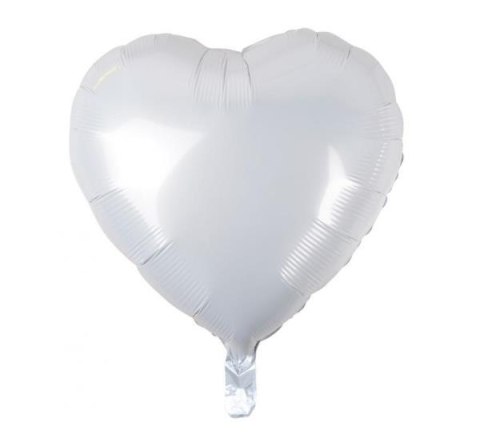 Balon foliowy 18" "Serce" białe Godan