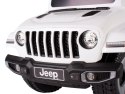 Jeździk pchacz chodzik dla dziecka JEEP Rubicon Gladiator biały, 61x28x42 cm