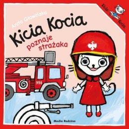 Książeczka Kicia Kocia poznaje strażaka