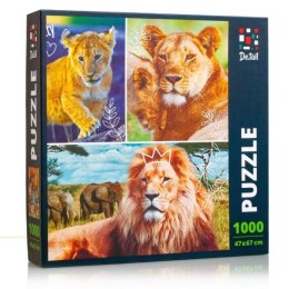 Puzzle 1000el Rodzina lwów DT1000-01