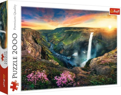 TREFL 27091 Puzzle 2000 Wodospad Haifoss, Islandia