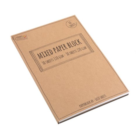 Blok rysunkowy 60 arkuszy papieru mieszanego A6