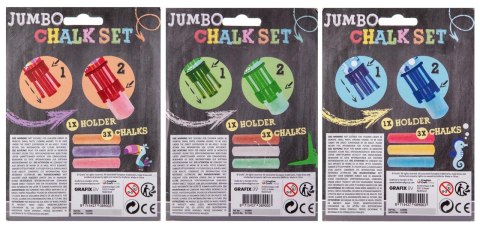 Uchwyt na kredę Jumbo + 3 kredy
