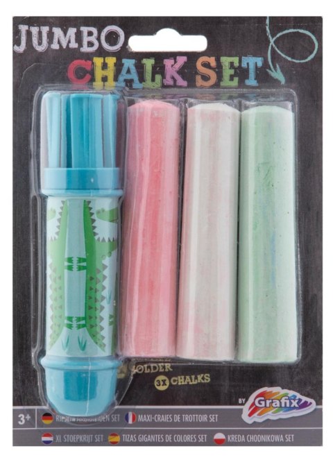 Uchwyt na kredę Jumbo + 3 kredy