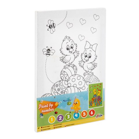 MALOWANIE PO NUMERACH MIX 3 WZORY - 1 SZT.