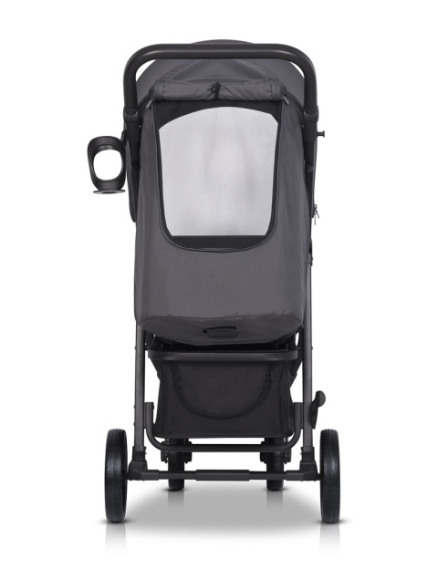 FLEX Black Edition Euro-Cart wózek spacerowy dla dzieci o wadze do 22 kg - Iron