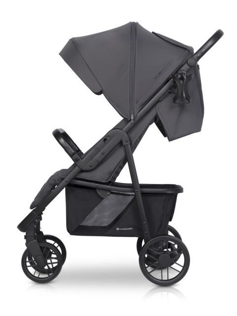 FLEX Black Edition Euro-Cart wózek spacerowy dla dzieci o wadze do 22 kg - Iron