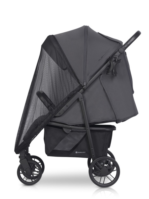 FLEX Black Edition Euro-Cart wózek spacerowy dla dzieci o wadze do 22 kg - Iron