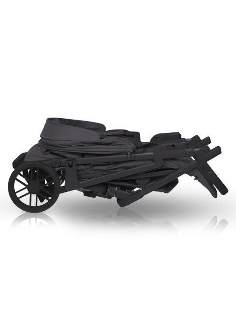 FLEX Black Edition Euro-Cart wózek spacerowy dla dzieci o wadze do 22 kg - Iron