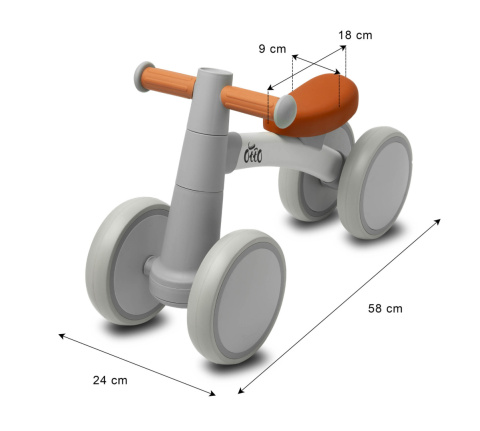 OTTO rowerek biegowy TOYZ - Grey
