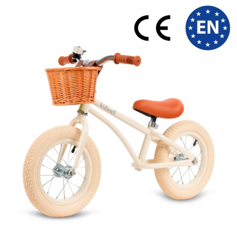 CLASSY Kidwell rowerek biegowy pompowane koła 12" CREAM