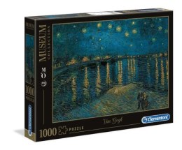 Clementoni Puzzle 1000el Museum Van Gogh: Gwiaździsta noc nad Rodanem 39344 p6, cena za 1szt.