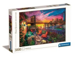 Clementoni Puzzle 3000el Manhattan Balcony Sunset 33552