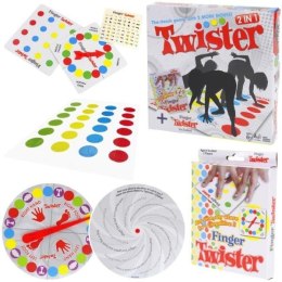 Gra zręcznościowa 2w1 Klasyczny Twister + Finger Twister