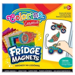 Magnesy na lodówkę NEW mix 4 wzorów display 12 szt Colorino Kids Cena za 1szt
