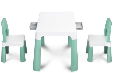 Wszechstronny dziecięcy stoliczek MONTI Toyz - MINT