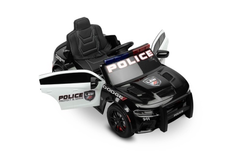 Dodge Charger Police Toyz akumulatorowiec pojazd na akumulator - Black