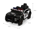 Dodge Charger Police Toyz akumulatorowiec pojazd na akumulator - Black