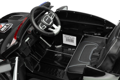 Dodge Charger Police Toyz akumulatorowiec pojazd na akumulator - WHITE