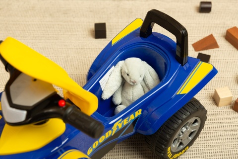 Jeździk quad Goodyear Blue TOYZ od 1 do 3 lat.