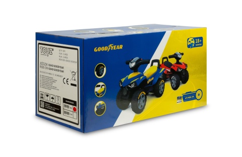 Jeździk quad Goodyear Red TOYZ od 1 do 3 lat.