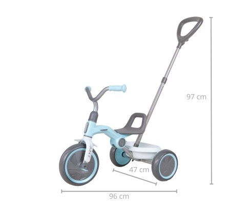 MILLY MALLY 4076 Qplay Rowerek trójkołowy Ant Plus blue