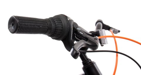 Rowerek dla chłopca 20 cali Tiger Bike Shimano RevoShift czarny & turkusowy & szary & pomarańczowy