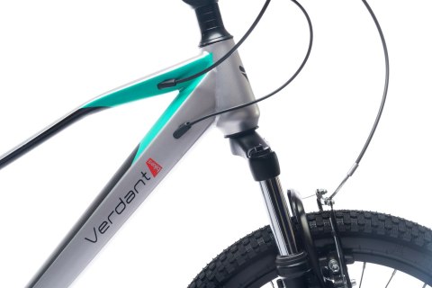 Rower dla dziecka 20 cali MTB unisex Verdant Juniper 6 przerzutek Shimano srebrny