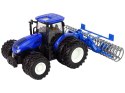 Traktor Zdalnie Sterowany 1:24 Niebieski Agregat Talerzowy Metal