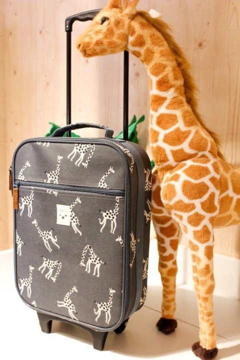 Walizka dziecięca KIDZROOM Giraffe blue