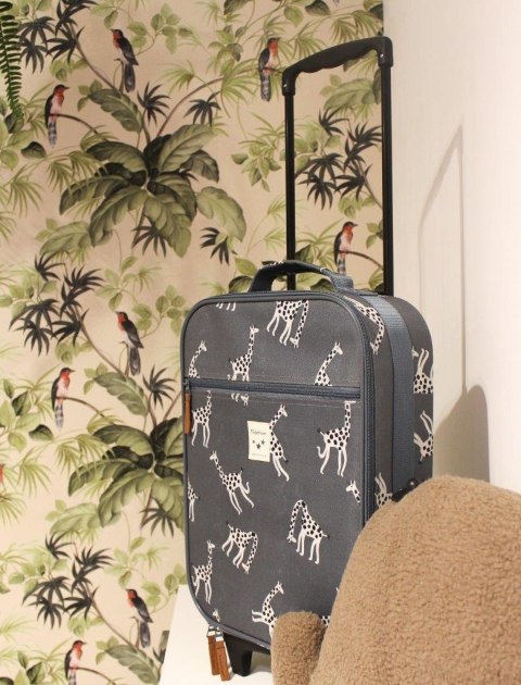 Walizka dziecięca KIDZROOM Giraffe blue