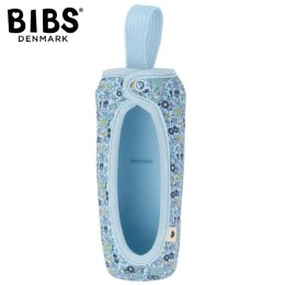 BIBS X LIBERTY BOTTLE SLEEVE CHAMOMILE LAWN Baby Blue termiczny neoprenowy ochraniacz na butelki 225 ml