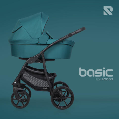 RIKO BASIC Wózek głęboko-spacerowy 2w1 - LAGOON