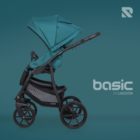 RIKO BASIC Wózek głęboko-spacerowy 2w1 - LAGOON