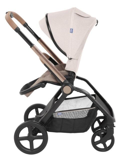 MYSA Chicco wózek spacerowy od 0 do 22kg składany jedną ręką 9kg - AMBER GLOW