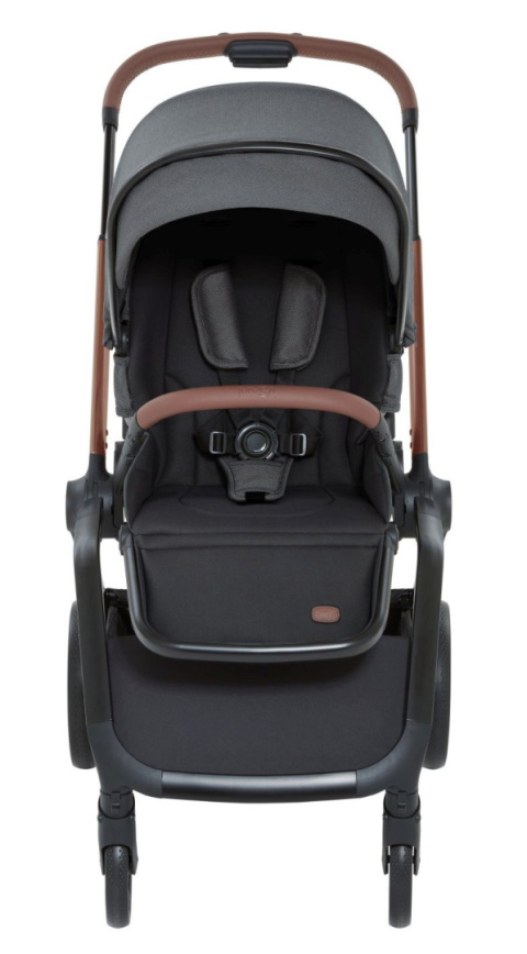 MYSA Chicco wózek spacerowy od 0 do 22kg składany jedną ręką 9kg - BLACK SATIN