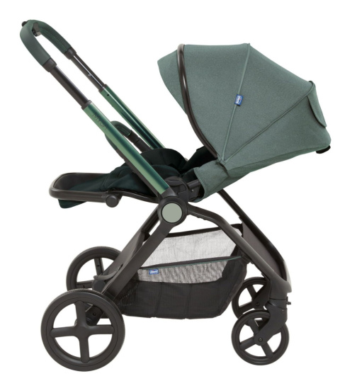 MYSA Chicco wózek spacerowy od 0 do 22kg składany jedną ręką 9kg - JADE GREEN