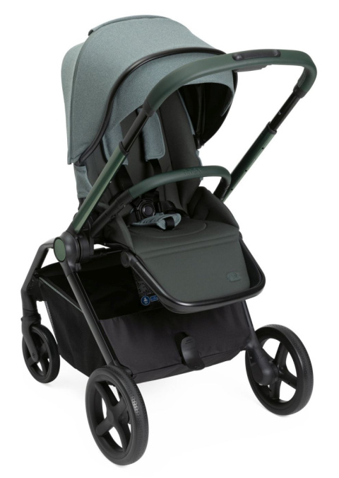 MYSA Chicco wózek spacerowy od 0 do 22kg składany jedną ręką 9kg - JADE GREEN