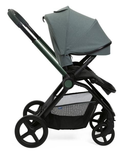 MYSA Chicco wózek spacerowy od 0 do 22kg składany jedną ręką 9kg - JADE GREEN