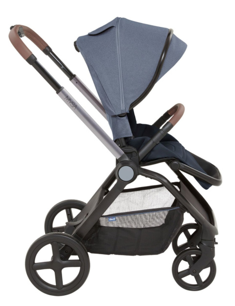MYSA Chicco wózek spacerowy od 0 do 22kg składany jedną ręką 9kg - ROYAL BLUE