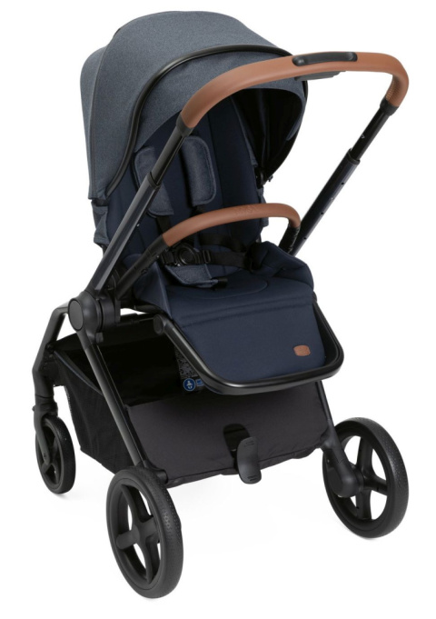 MYSA Chicco wózek spacerowy od 0 do 22kg składany jedną ręką 9kg - ROYAL BLUE