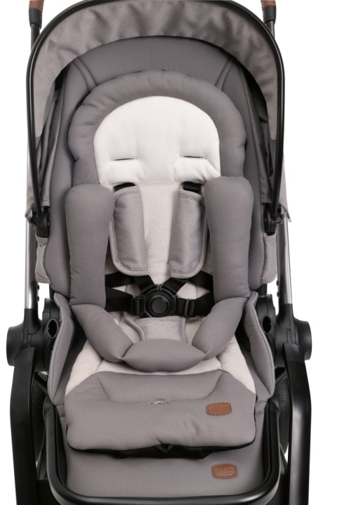 MYSA Chicco wózek spacerowy od 0 do 22kg składany jedną ręką 9kg - SILVER GREY