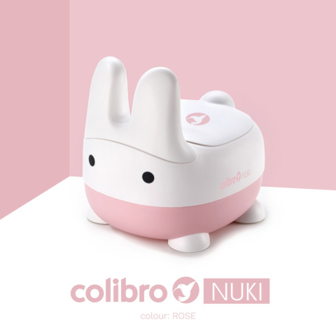 NUKI Colibro Nocnik dziecięcy Króliczek - ROSE
