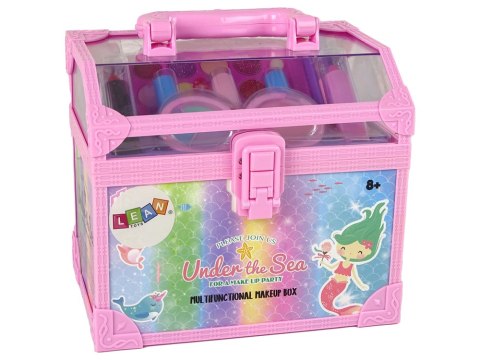 Zestaw Piękności Lakiery Do Paznokci Cienie Do Powiek Różowy Kuferek