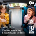 JUNIOR FIX 2 I-size Kinderkraft Fotelik samochodowy 15-36 kg Isofix - GRAPHITE BLACK