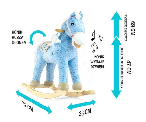 MILLY MALLY 0462 Koń Pony blue