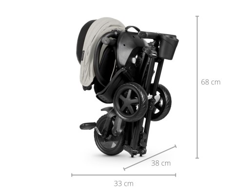 MILLY MALLY 4531 Qplay Rowerek trójkołowy Nova Niello grey