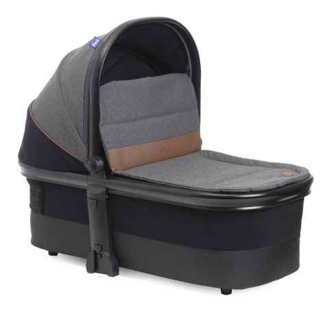 MYSA Chicco 0-9 kg lekka gondola do wózka 3,3kg - BLACK SATIN