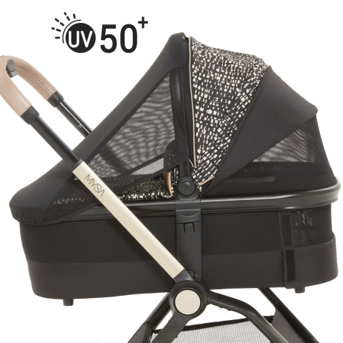 MYSA Chicco 0-9 kg lekka gondola do wózka 3,3kg - GLAM DEW RE_LUX